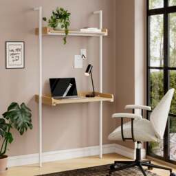 Flynn Modular Shelving Desk - thumbnail 1
