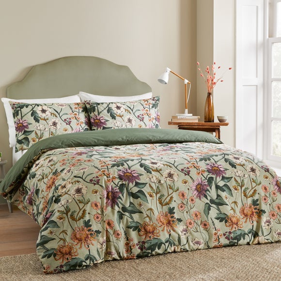 Wylder Nature Wallflower Reversible Duvet Cover and Pillowcase Set - image 1
