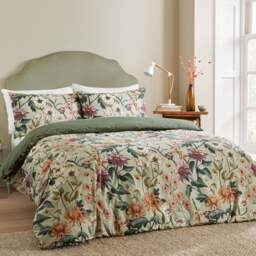 Wylder Nature Wallflower Reversible Duvet Cover and Pillowcase Set - thumbnail 1