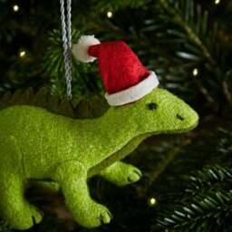 Diplodocous Dinosaur Christmas Decoration - thumbnail 2