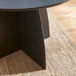 Effy 4 Seater Round Dining Table with 4 Lillia Mink Velvet Dining Chairs - thumbnail 3