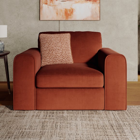Abel Matte Velvet Snuggle Chair - image 1