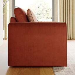 Abel Matte Velvet Snuggle Chair - thumbnail 3