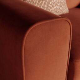 Abel Matte Velvet Snuggle Chair - thumbnail 4