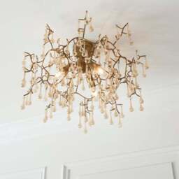 Vogue Wisteria 3 Light Flush Ceiling Light - thumbnail 4