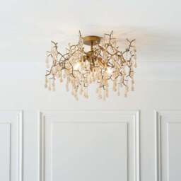 Vogue Wisteria 3 Light Flush Ceiling Light - thumbnail 2