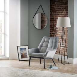 Lucerne Velvet Occasional Chair - thumbnail 1
