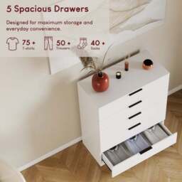 Hayes 5 Drawer Chest - thumbnail 4