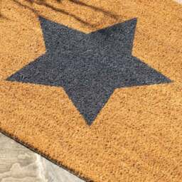 Cedar & Sage Single Star Coir Doormat - thumbnail 2