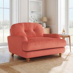 Martha Matte Plush Velvet Snuggle Sofa - thumbnail 1