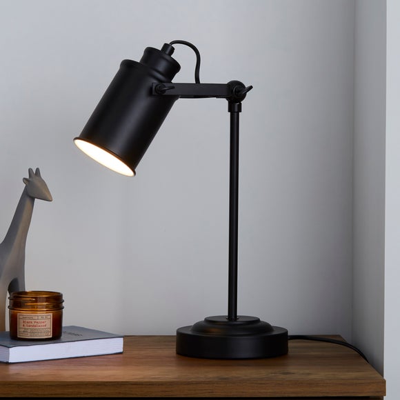 Healy Black Industrial Table Lamp - image 1