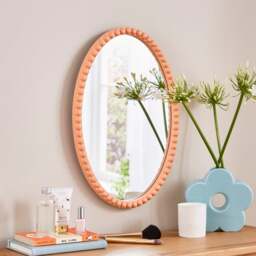 Bobbin Oval Wall Mirror - thumbnail 1