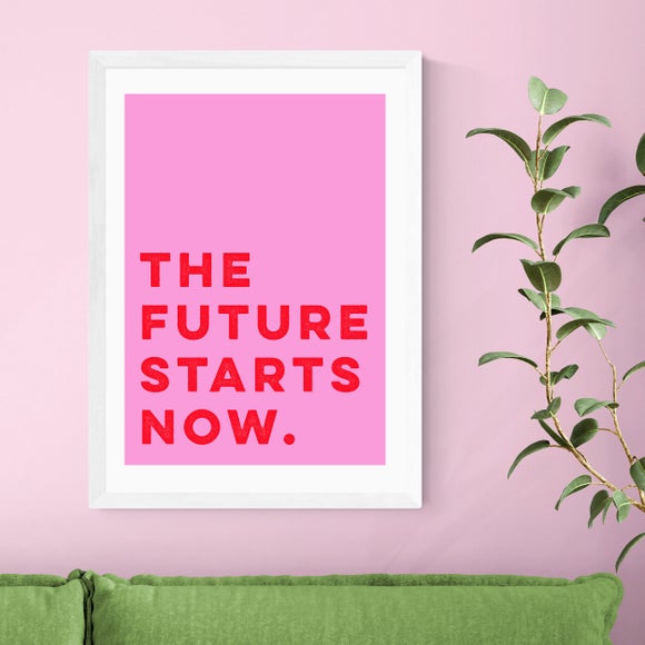 East End Prints The Future Starts Now Print - image 1
