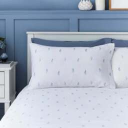Harper Stem Floral 144 Thread Count 100% Cotton Duvet Cover & Pillowcase Set - thumbnail 4