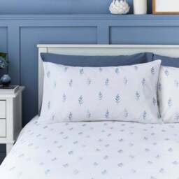 Harper Stem Floral 144 Thread Count 100% Cotton Duvet Cover & Pillowcase Set - thumbnail 2