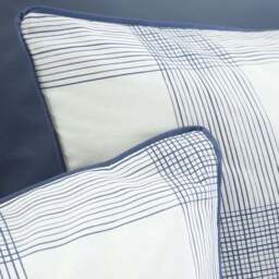 Bianca Marlow Check 100% Cotton Reversible Duvet Cover & Pillowcase Set - thumbnail 6