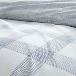 Bianca Marlow Check 100% Cotton Reversible Duvet Cover & Pillowcase Set - thumbnail 5