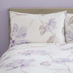Lois Floral 144 Thread Count Reversible Duvet Cover & Pillowcase Set - thumbnail 2