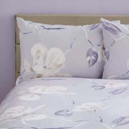 Lois Floral 144 Thread Count Reversible Duvet Cover & Pillowcase Set - thumbnail 4
