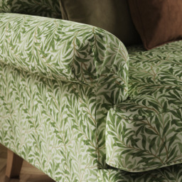 Jolene William Morris Willow Bough Print Velvet 3 Seater Sofa - thumbnail 4