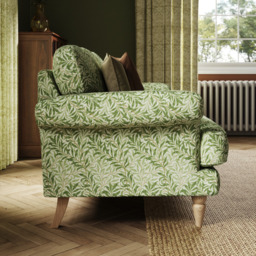 Jolene William Morris Willow Bough Print Velvet 3 Seater Sofa - thumbnail 3