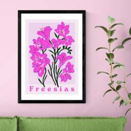 East End Prints Freesias Print - thumbnail 1