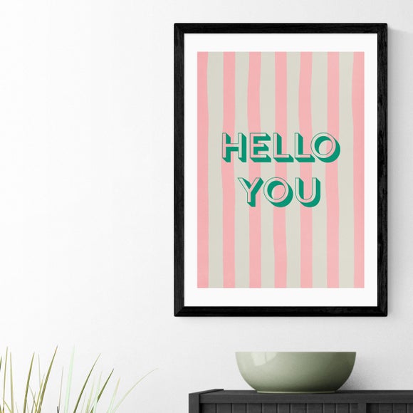 East End Prints Hello You Striped Print - image 1