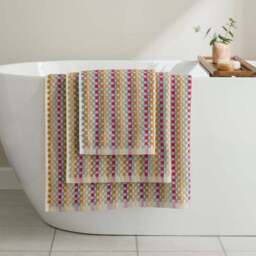 Rice Weave Cotton Towel - thumbnail 2