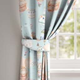 Little Adventurers Hot Air Balloon Made To Order Curtain Tieback - thumbnail 1