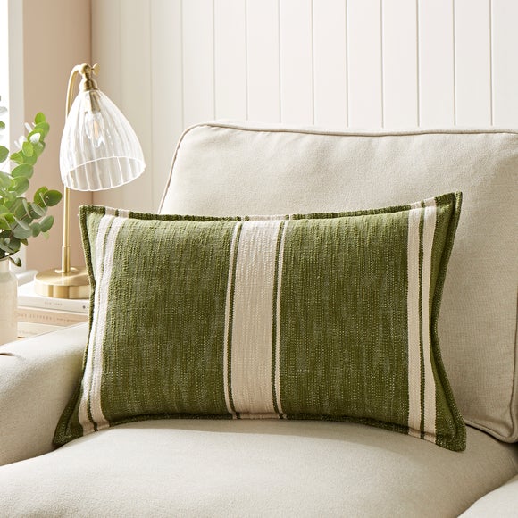 Churchgate Mallory Striped Rectangular Cushion by Dunelm