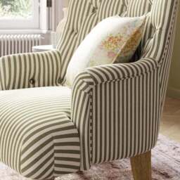 Arianna Linford Stripe Armchair - thumbnail 3