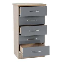 Nevada Slim 5 Drawer Chest - thumbnail 4