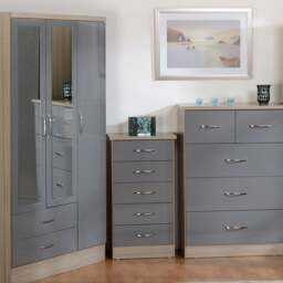 Nevada Slim 5 Drawer Chest - thumbnail 1