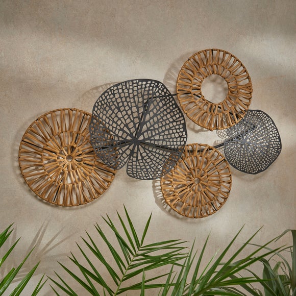 Artisan Leaf Indoor Outdoor Wall Art - image 1