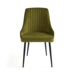 Shea Set of 2 Dining Chairs, Velvet - thumbnail 5