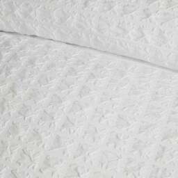 Serene Embossed Grid Duvet Cover & Pillowcase Set - thumbnail 3