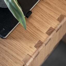 Cedar and Sage Avesta 1 Drawer Bedside Table - thumbnail 3