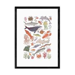 East End Prints Ocean Life Chart by Kid of the Village - thumbnail 2