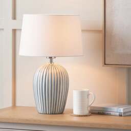 Pacific Lifestyle Cannes Striped Table Lamp - thumbnail 1