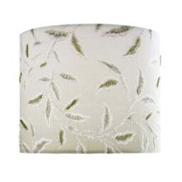Green Leaf Embroidered Lamp Shade - thumbnail 5