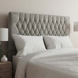 Luxury Chenille Chesterfield Headboard - thumbnail 1