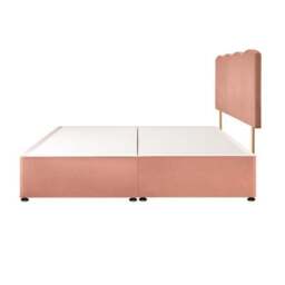 Silentnight Divan Bed With Wave Velvet Headboard and 800 Pocket Sprung Mattress - thumbnail 3