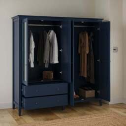 Lynton Mirrored 4 Door Wardrobe - thumbnail 2