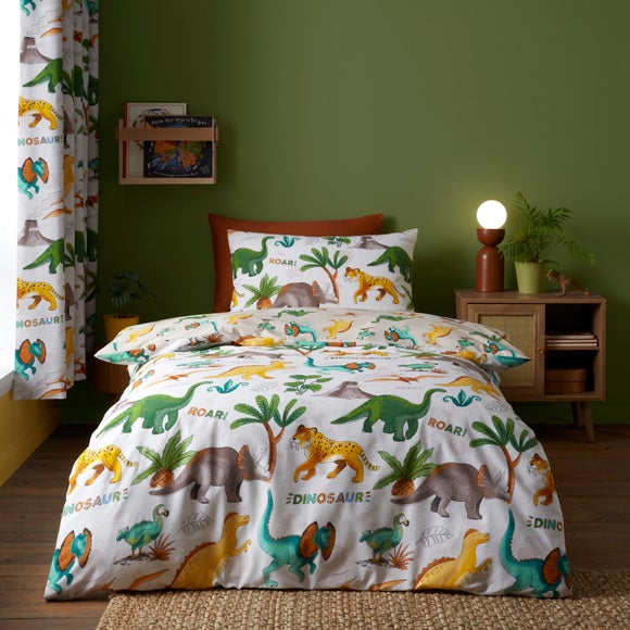 Jurassic Dinosaur Duvet Cover & Pillowcase Set - image 1