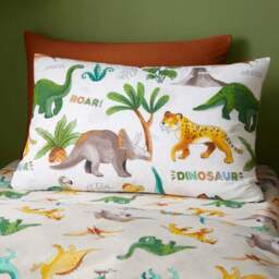 Jurassic Dinosaur Duvet Cover & Pillowcase Set - thumbnail 3