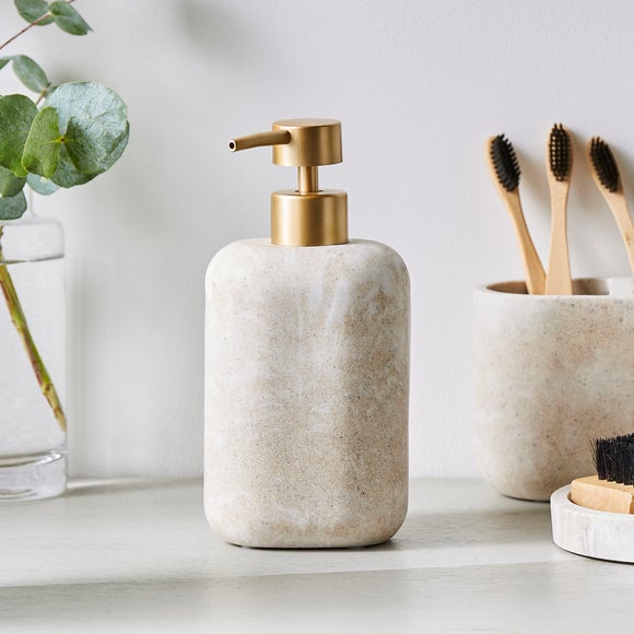 Marble Resin Soap Dispenser - image 1