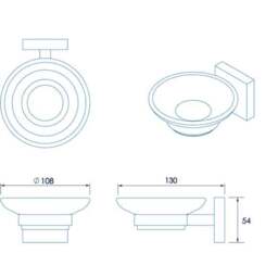 Chester Flexi-FixTM Soap Dish & Holder - thumbnail 6