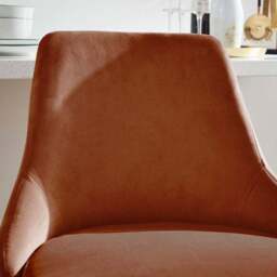 Ariana Bar Stool, Velvet - thumbnail 4