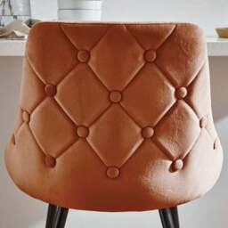 Ariana Bar Stool, Velvet - thumbnail 3