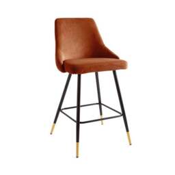 Ariana Bar Stool, Velvet - thumbnail 6